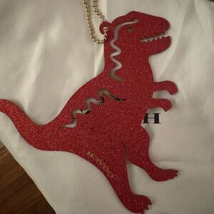 Coach Red Glitter Runway Rexy Charm